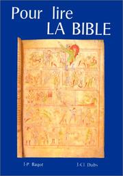 Cover of: Pour lire La Bible