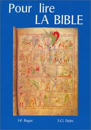 Cover of: Pour lire La Bible