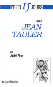 Cover of: Jean tauler