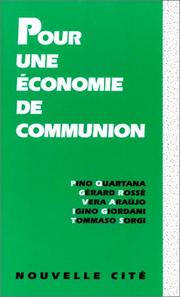 Cover of: Pour une économie de communion