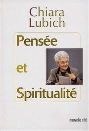 Cover of: Pensee et spiritualité by Chiara Lubich