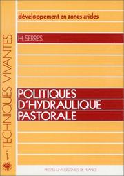 Cover of: Politiques d'hydraulique pastorale by H. Serres