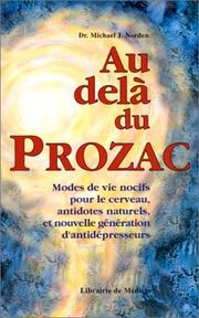 Cover of: Au-delà du Prozac