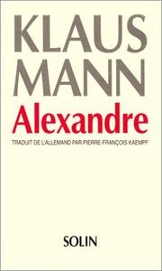 Cover of: Alexandre