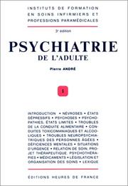 Cover of: Psychiatrie de l'adulte