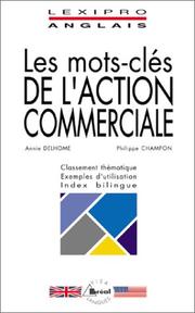 Les mots-clés de l'action commerciale by Annie Delhome, Delhome, Champon