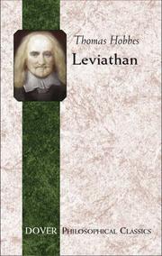 Cover of: Leviathan by Thomas Hobbes