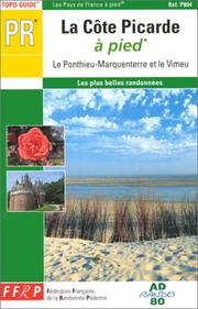 Cover of: La côte picarde à pied by Guide FFRP