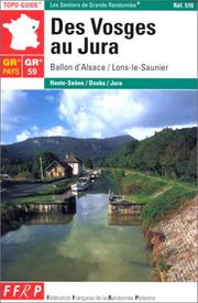 Cover of: Des Vosges Au Jura