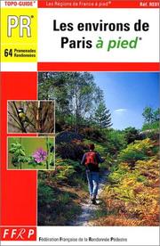 Cover of: Les environs de Paris à pied