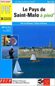 Cover of: Pays De Saint-Malo a Pied