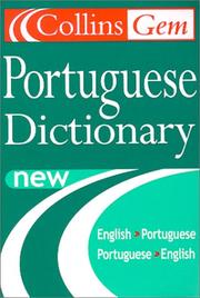 Cover of: Collins Gem Portuguese Dictionary English-Portuguese, Portuguese-English by HarperCollins