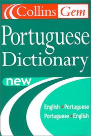 Collins Gem Portuguese Dictionary English-Portuguese, Portuguese-English by HarperCollins