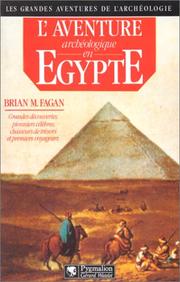 Cover of: L'aventure archéologique en Egypte