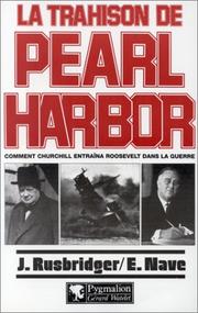 Cover of: Trahison à Pearl Harbor