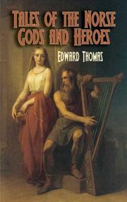 Cover of: Tales of the Norse Gods and Heroes (Dover Books on Anthropology and Folklore)