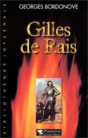 Cover of: Gilles de Rais by Georges Bordonove