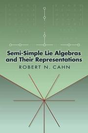 Cover of: Semi-simple Lie algebras and their representatives