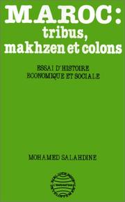 Cover of: Maroc  by Mohamed Salahdine