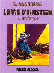 Cover of: La vie d'Albert Einstein by Goossens