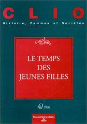 Cover of: Le temps des jeunes filles by 