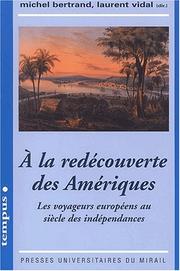Cover of: A la redecouverte des ameriques by Vida