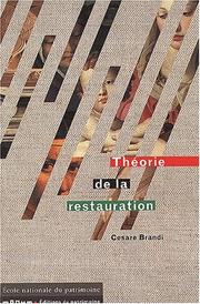 Cover of: Theorie de la restauration