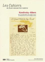 Cover of: Albers Kandinsky (Cahiers Hors)