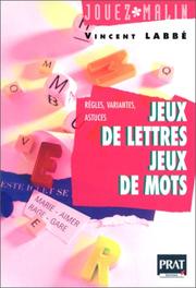 Cover of: Jeux de lettres, jeux de mots