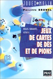 Cover of: Jeux de cartes, de dés et de pions