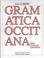 Cover of: Grammatica occitana