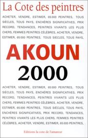 Cover of: Cote des peintres, 2000