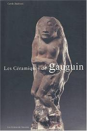 Cover of: Les céramiques de Gauguin by Carole Andréani