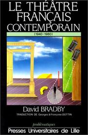 Cover of: Le Théâtre français contemporain (1940-1980) by David Bradby, David Bradby