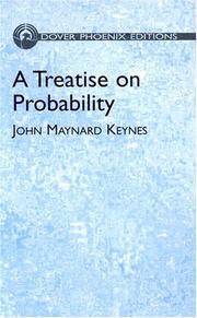 Cover of: A Treatise on Probability (Phoenix Edition) | John Maynard Keynes