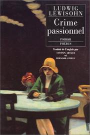 Cover of: Crime passionnel