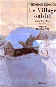 Cover of: Le village oublié