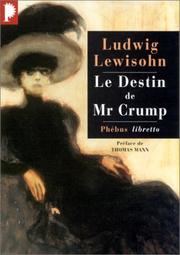 Cover of: Le destin de Mr Crump