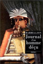 Cover of: Journal d'un homme déçu by Barbellion