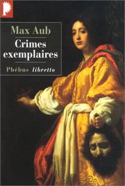 Cover of: Crimes exemplaires
