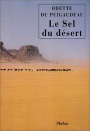 Cover of: Le sel du désert