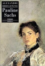 Cover of: Pauline Sachs