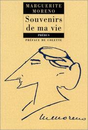 Cover of: Souvenirs de ma vie by Marguerite Moreno