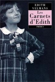Cover of: Les Carnets d'Edith