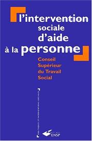 Cover of: L'intervention sociale d'aide à la personne