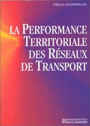 Cover of: Performance territoriale des reseaux de transport