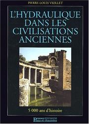 Cover of: L'hydraulique dans les civilisations anciennes