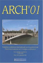 Arch 01. troisieme conference internationale sur les ponts en arc by Abdunur