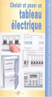 Cover of: Choisir et poser un tableau electrique