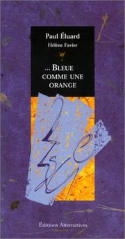 Cover of: Â Bleue comme une orange